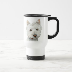 Mug De Voyage Chien mignon de Westie