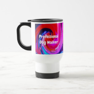 Mug De Voyage Chien professionnel Walker brillant tourbillon tei
