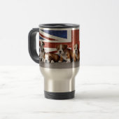 Mug De Voyage Chiens de taureaux anglais (Devant gauche)