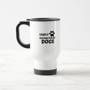 MUG DE VOYAGE CHIENS FACILEMENT DISTRAITS