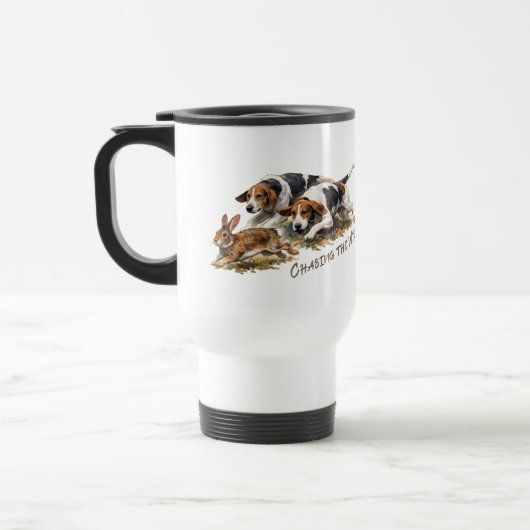 Mug De Voyage Chiens & Lièvre  (Gauche)