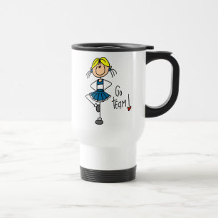 Mug De Voyage Chiffre bleu T-shirts et cadeaux de bâton de