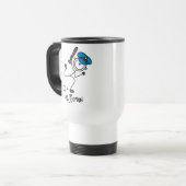 Mug De Voyage Chiffre de base policier de bâton (Devant gauche)
