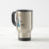 Mug De Voyage Chiffre de bâton de dentiste (Devant gauche)