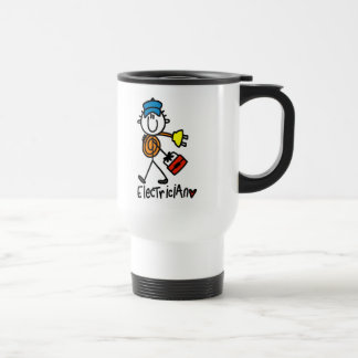Mug De Voyage Chiffre de bâton d'électricien