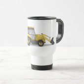 Mug De Voyage Chiffre d'excavateur (Devant droit)