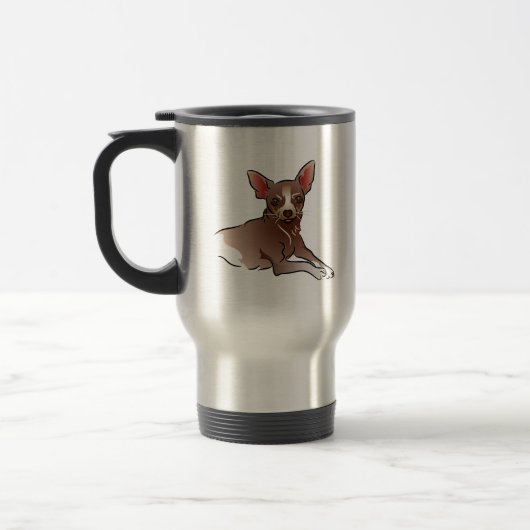 Mug De Voyage Chihuahua Brown (Gauche)