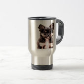 Mug De Voyage Chihuahua Chien chiot (Devant droit)