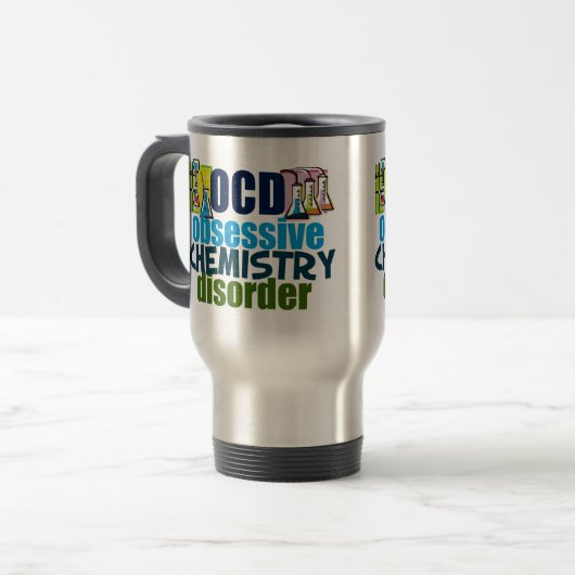 Mug De Voyage Chimie drôle (Devant gauche)