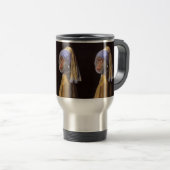 Mug De Voyage Chimp Avec L'Oreille De Perle (Devant droit)