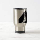 Mug De Voyage Chimpanzé noir blanc (Centre)