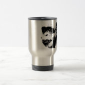 Mug De Voyage Chimpanzé noir et blanc (Centre)