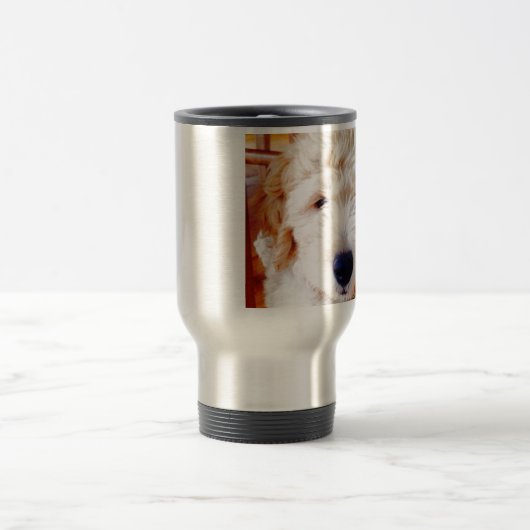 Mug De Voyage Chiot de Goldendoodle (Centre)