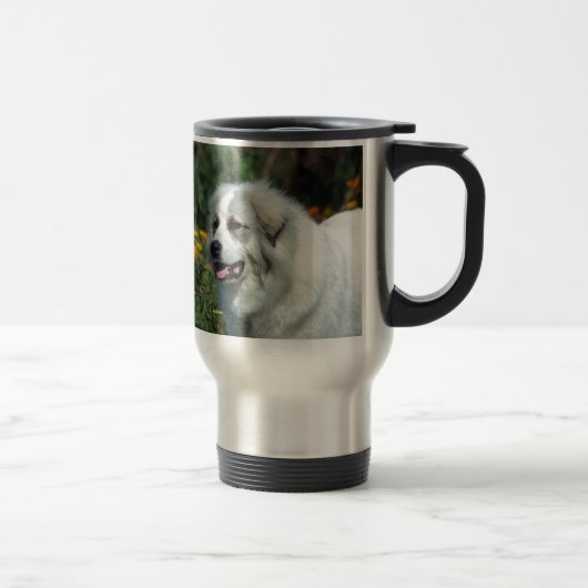 Mug De Voyage Chiot de Grands Pyrénées (Droit)