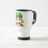 Mug De Voyage Chiot de la Saint-Patricks (Devant droit)