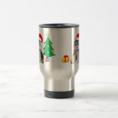 Mug De Voyage Chiot de Noël (Centre)