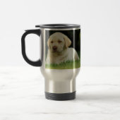 Mug De Voyage Chiot de repêcheur du labrador jaune (Gauche)