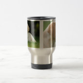 Mug De Voyage Chiot de repêcheur du labrador jaune (Centre)