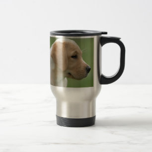 Mug De Voyage Chiot jaune de labrador retriever
