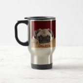 Mug De Voyage Chiot mignon de carlin d'iCuddle (Gauche)