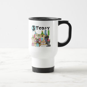 Mug De Voyage Chiots 3e anniversaire Bash Tshirts et cadeaux