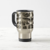 Mug De Voyage Chiroptera de Haeckel (Devant gauche)