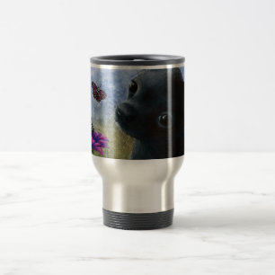 Mug De Voyage Chiwawa noir du chien 91