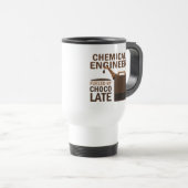 Mug De Voyage Chocolat (drôle) d'ingénieur chimiste (Devant droit)