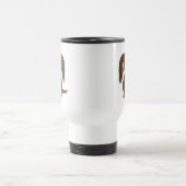 Mug De Voyage Chocolat mignon Longhé Brown Dachshund (Centre)