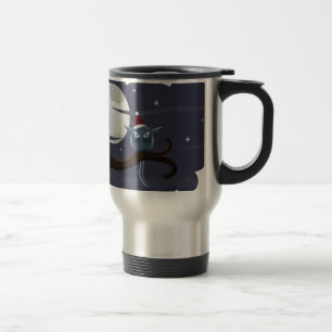 Mug De Voyage chouette de noël effrayant