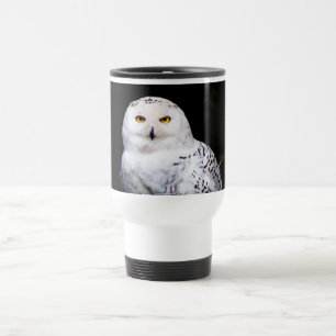 Mug De Voyage Chouette hivernale majestueuse
