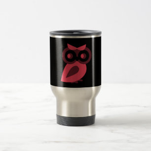 Mug De Voyage Chouette rose Voyage/Mug de navette