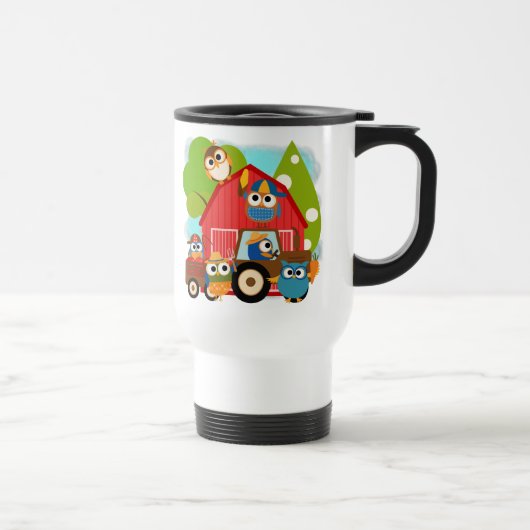 Mug De Voyage Chouettes (Droite)