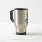 Mug De Voyage Chouettes à vélo (Devant gauche)