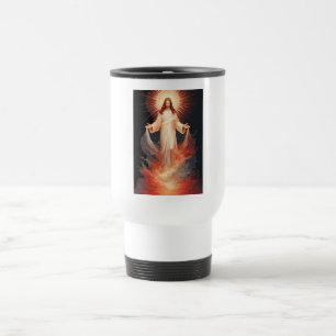 Mug de voyage chrétien du Christ glorieux ressusci