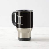 Mug De Voyage Chrome Comme Symbole Zodiac Gemini (Devant gauche)
