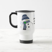Mug De Voyage Chubby Snowman avec un commentaire (Gauche)