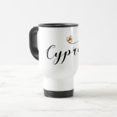 Mug De Voyage Chypre - Coeur du pavillon, Chypre (Devant gauche)