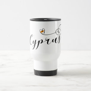 Mug De Voyage Chypre - Coeur du pavillon, Chypre