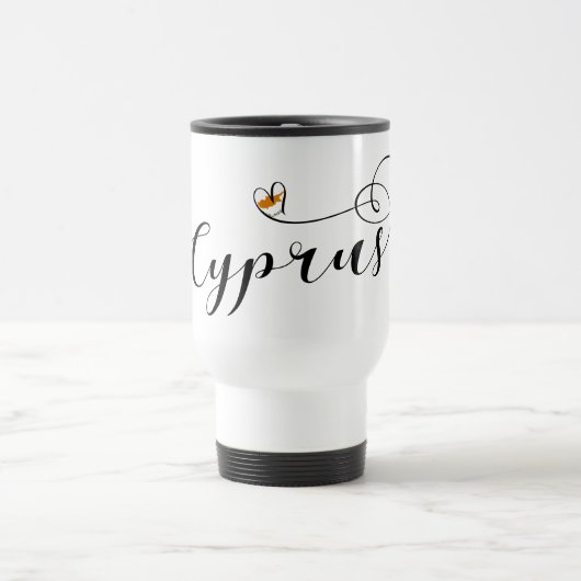Mug De Voyage Chypre - Coeur du pavillon, Chypre (Centre)