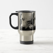 Mug De Voyage cicatrice de harry potter chien pit bull blanc (Gauche)
