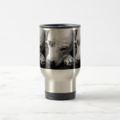 Mug De Voyage cicatrice de harry potter chien pit bull blanc (Centre)
