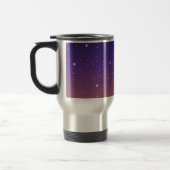 Mug De Voyage Ciel d'étoile violet et or (Gauche)