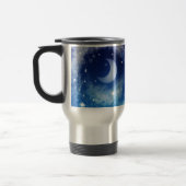Mug De Voyage Ciel nocturne bleu étoilé (Gauche)