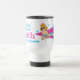 Mug De Voyage Cinquantième anniversaire désireux pour la plage