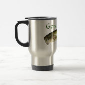 Mug De Voyage Citation amusante de Bass Fish (Gauche)