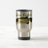 Mug De Voyage Citation amusante de Bass Fish (Centre)