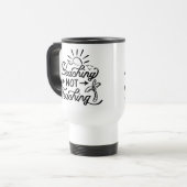 Mug De Voyage Citation amusante d'enseignants - Plage de vacance (Devant gauche)