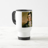 Mug De Voyage Citation célèbre de Robert Burns (Devant gauche)
