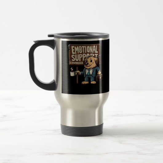 Mug De Voyage Citation classique de Coworker d'aide émotionnelle (Gauche)
